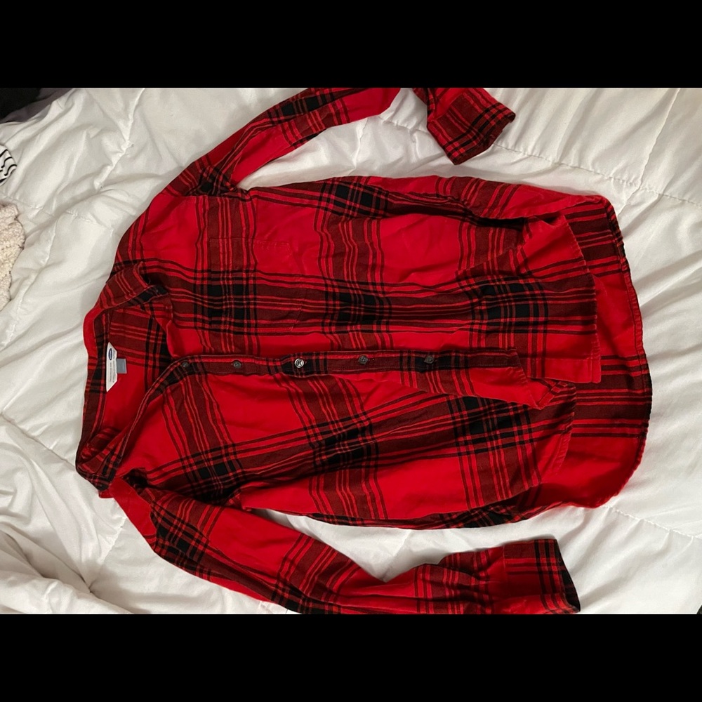 Mens red flannel MUST GO